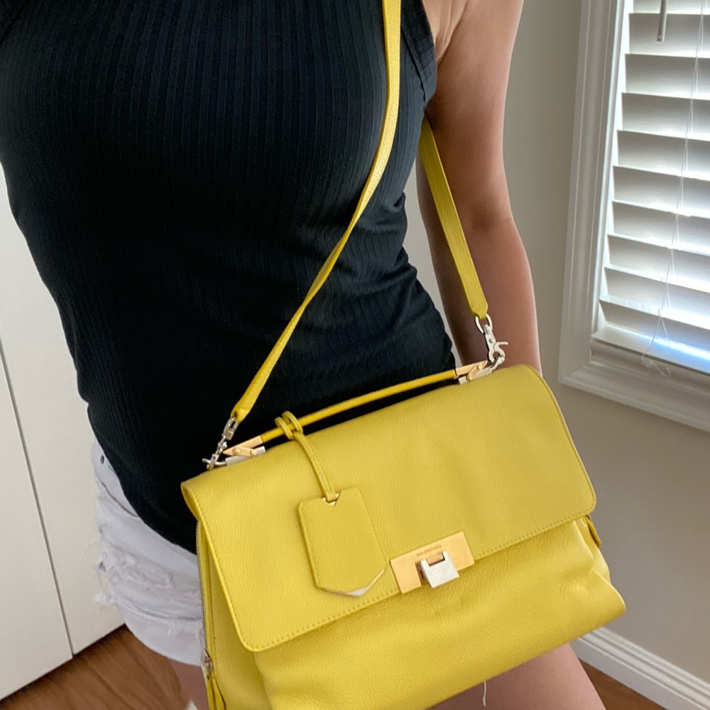 Balenciaga Leather Le Dix New Cartable Shoulder Bag - Picture 14 of 17